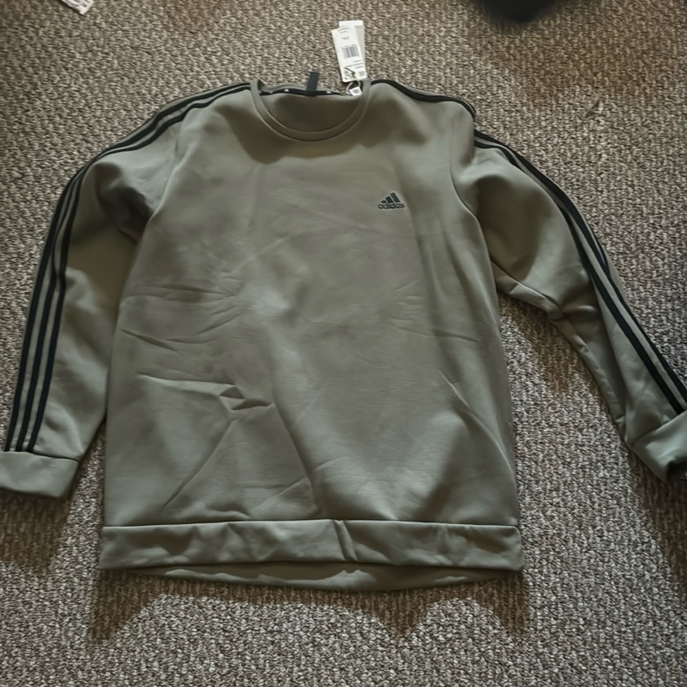 Adidas Sweatshirt Camo Green Size:2XL